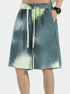 StyleCast x Revolte Men Printed Low-Rise Shorts