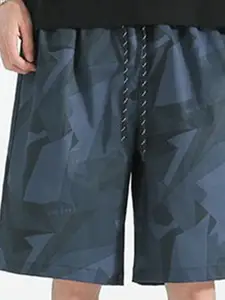 StyleCast x Revolte Men Printed Low-Rise Shorts