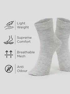 MJE 5-Pcs Ankle-Length Socks