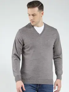 Monte Carlo Men Solid Pullover Sweaters