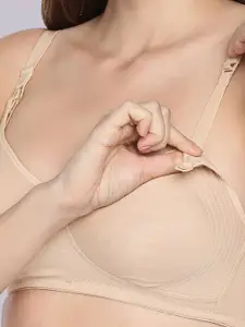 Inner Sense Women Pack of 3 Organic Cotton Antimicrobial Women Feeding Bra