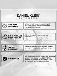 Daniel Klein Men Analogue Dial & 4 Silicon Straps Watch Gift Set DK 1 13410-3