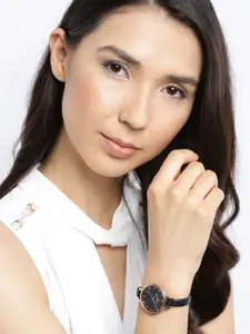 Daniel Klein Women Black Analogue Watch DK11793-6