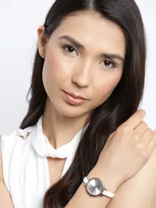 Daniel Klein Women Silver-Toned Analogue Watch with Strap DK11793-3