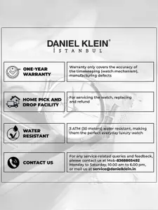 Daniel Klein Men Dial & Leather Straps Analogue Watch DK.1.13659-4