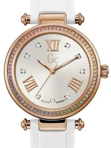 GC Women Brass Dial & Straps Analogue Watch Y46009L1MM