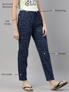 Kryptic Pack Of 2 Printed Relaxed Fit Pure Cotton Lounge Pants