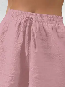 Moda Rapido Women Solid Relaxed Fit Mid-Rise Shorts