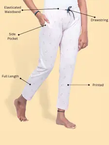 Kryptic Pack Of 2 Printed Pure Cotton Relaxed Fit Lounge Pants