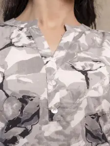 Anouk Rustic Wome Floral Printed Pure Cotton Kurti