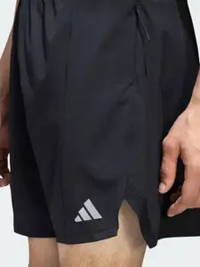 ADIDAS Men Brand Logo Printed Mid Rise Shorts