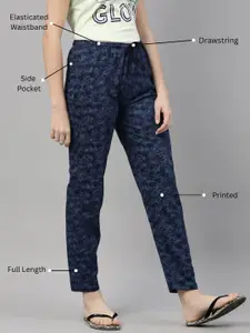 Kryptic Pack Of 2 Printed Relaxed Fit Pure Cotton Lounge Pants