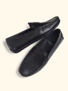 yoho Men Solid Leather Derbys