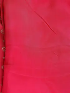 Meena Bazaar Embroidered Art Silk Unstitched Dress Material