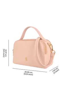 Baggit Structured Satchel With Quilted