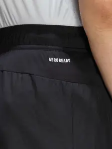 ADIDAS Men Brand Logo Printed Mid Rise Sports Shorts