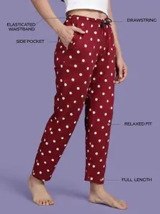 Kryptic Pack Of 2 Printed Relaxed Fit Pure Cotton Lounge Pants