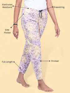 Kryptic Pack Of 2 Printed Relaxed Fit Pure Cotton Lounge Pants