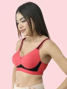 DressBerry Women Colourblocked Full Coverage T-Shirt Bra