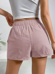 Moda Rapido Women Relaxed Fit Mid-Rise Shorts