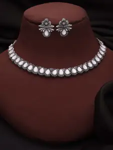 Anouk Gold-Plated Earring & Necklace Set