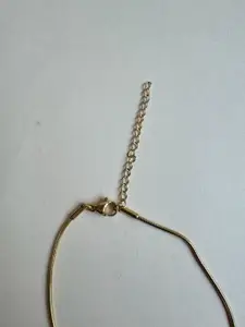 The Jewellery Tale Stainless Steel Gold-Plated Pearls Beaded Pendant With Chain