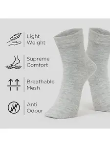 MJE 5-Pcs Ankle-Length Socks