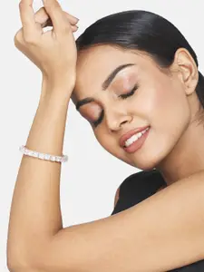 Anouk Gold-Plated American Diamond studded contemporary Bangle