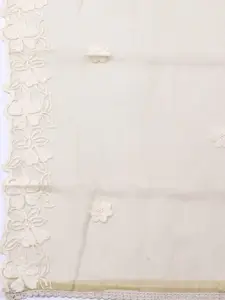 Meena Bazaar Embroidered Art Silk Unstitched Dress Material