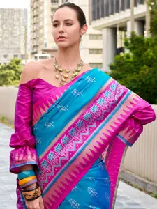 DEVATITHI Women Ethnic Motifs Zari Saree