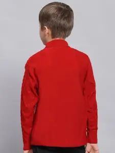 Monte Carlo Boys Cable Knit Cotton Pullover