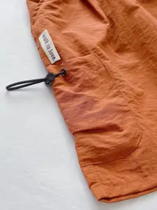 Xsole Boys Solid Mid-Rise Cargo Shorts