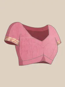 Geroo Jaipur Bandhani Zari Art Silk Bandhani Saree