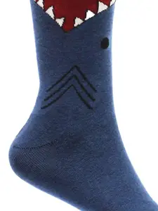 Leonardi Men Patterned Calf Length Socks