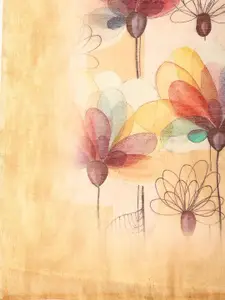 Meena Bazaar Embroidered Chanderi Silk Unstitched Dress Material