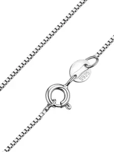 Bling Queen Silver-Plated Heart Shaped Pendants With Chains
