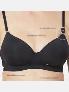 FiveFlag Full Coverage Lightly Cotton Padded Tshirt Bra