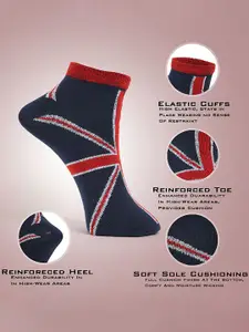 MJE Men Pack Of 5 Patterned Ankle Length Socks