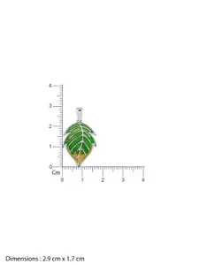 GIVA Rhodium-Plated Contemporary Pendants with Chains