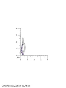 GIVA Rhodium-Plated Contemporary Pendants with Chains