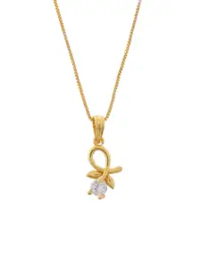 DIVASTRI Women Floral Pendants with Chains