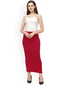 DressBerry Cotton Saree Shapewear With Side Slit