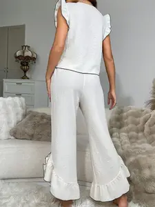 DressBerry Women Solid Top Pyjamas Night suit