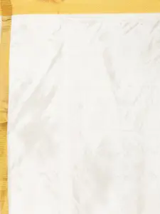 Sethukrishna Men Orange & White Shirt with Dhoti Pants