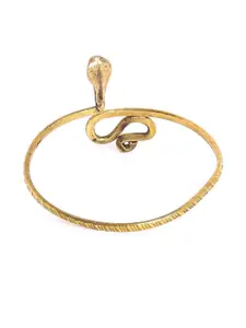 EL REGALO Women Gold-Plated Snake Tribal Wraparound Armlet