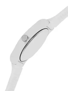 FCUK Men White Printed Dial & White Straps Analogue Watch FC179W 1