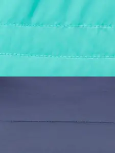 BYFORD by Pantaloons Men Green & Navy Blue Reversible Padded Jacket