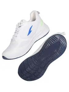 ASIAN Men White Mesh Running Non-Marking Shoes