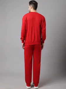 MACK JONNEY Men Pack Of 2 Solid Pure Cotton Tracksuits