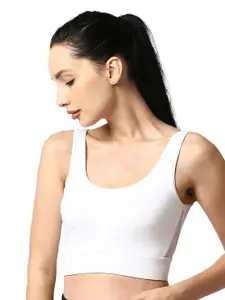 SOIE Full Coverage Medium Impact Non Padded Non Wired Long Line Sports Bra